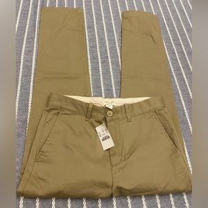 Crewcuts skinny chino khaki pant, boys 12